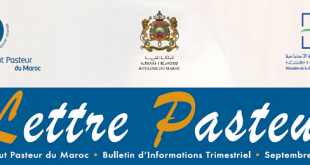 Lettre Institut Pasteur Maroc - Bulletin d'informations trimestriel